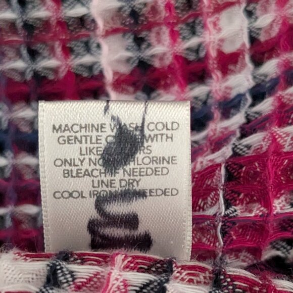 CHRISTOPHER & BANKS Purple/Black Tweed Long Sleeve Full Zip Career Jacket Size M - Picture 5 of 5